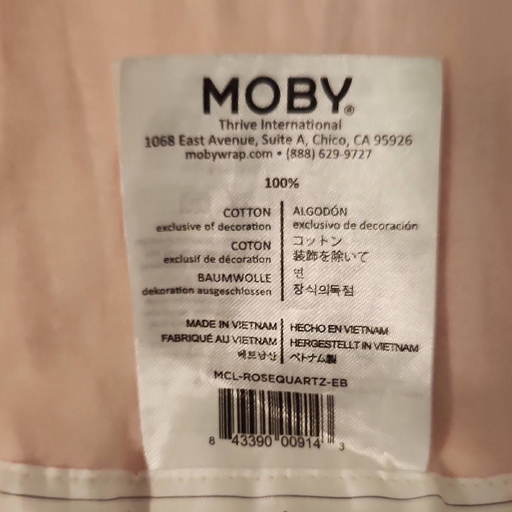 Moby Peach Wrap - Picture 3 of 3